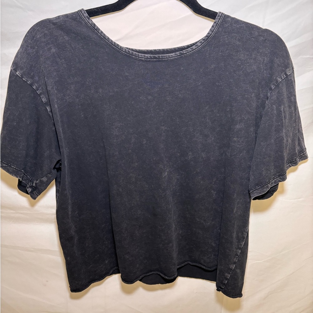 Caution To The Wind Charcoal Short Sleeve Tee